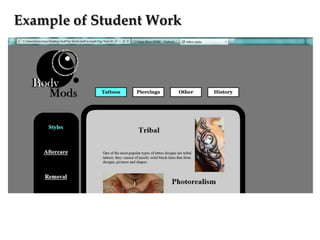 Example of Student Work
 