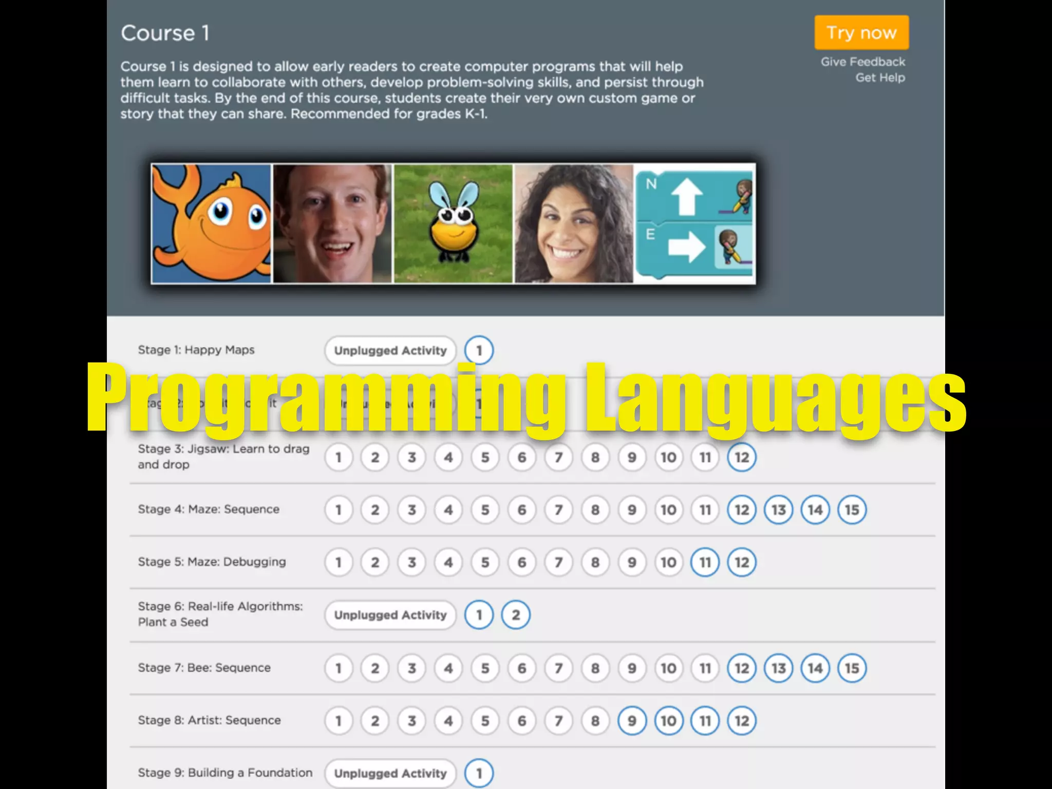 Programming Languages
 