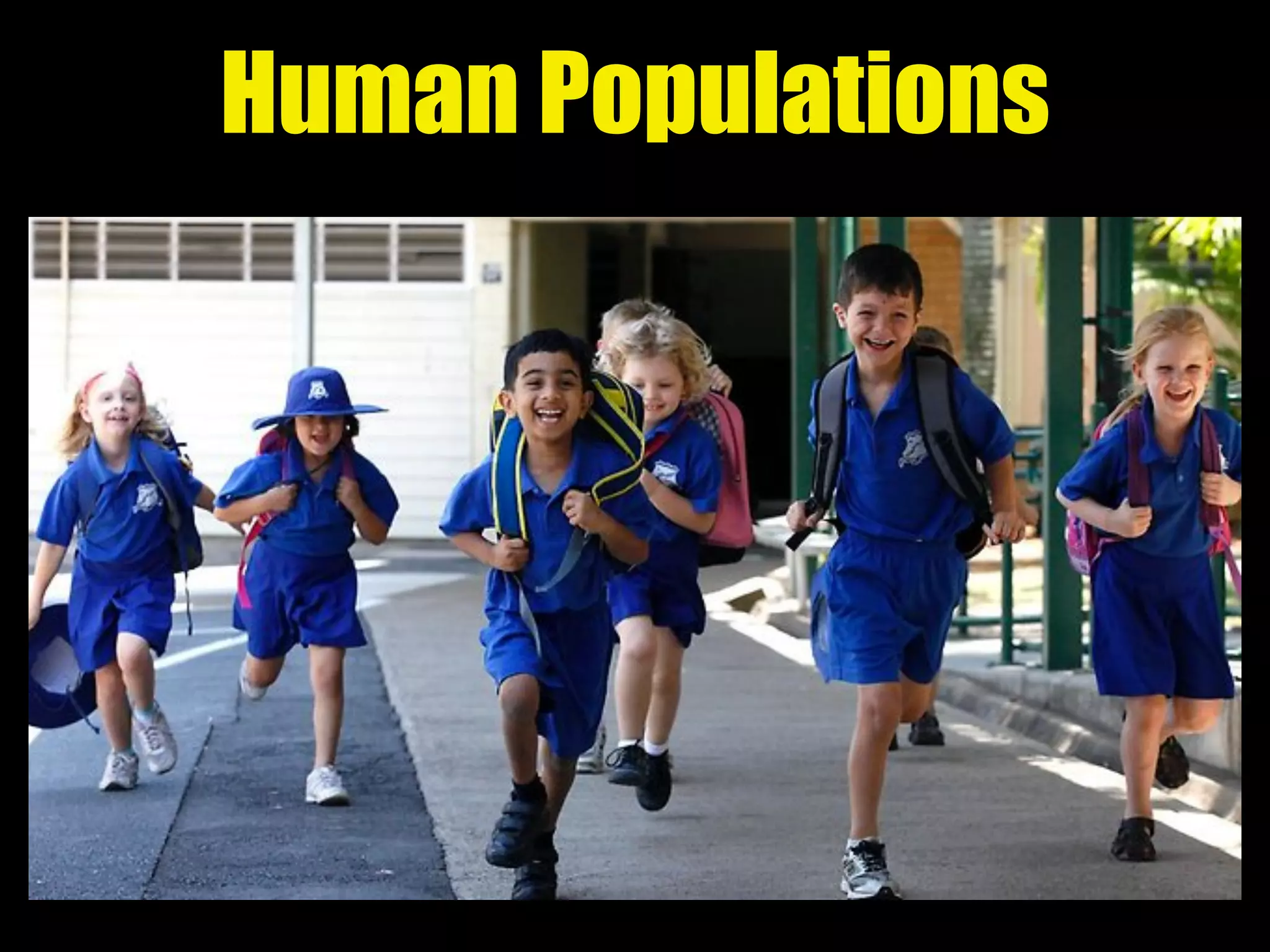 Human Populations
 
