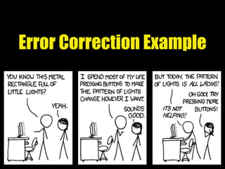 Error Correction Example
 
