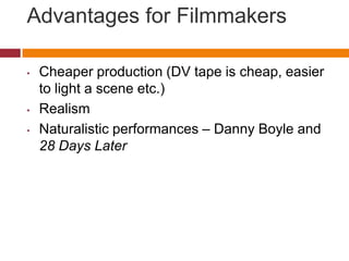 Digital Technologies And Film