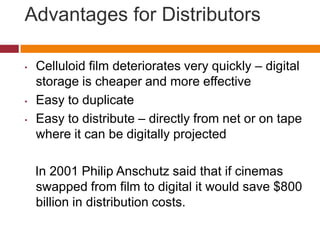 Digital Technologies And Film