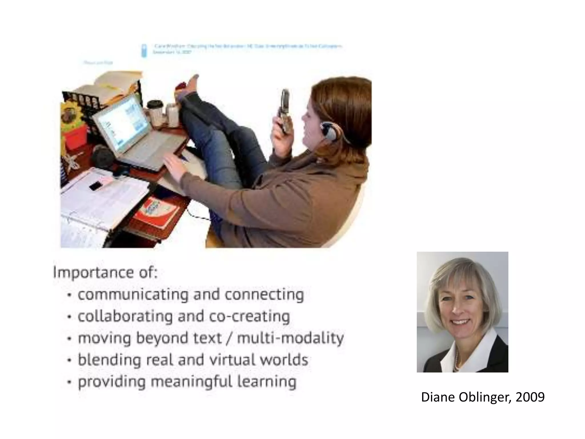 Diane Oblinger, 2009
 