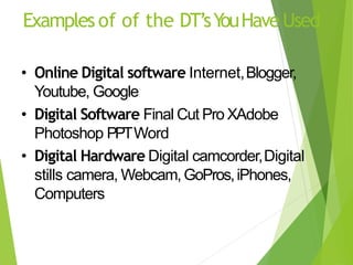 Digital technology section a question 1 | PPT