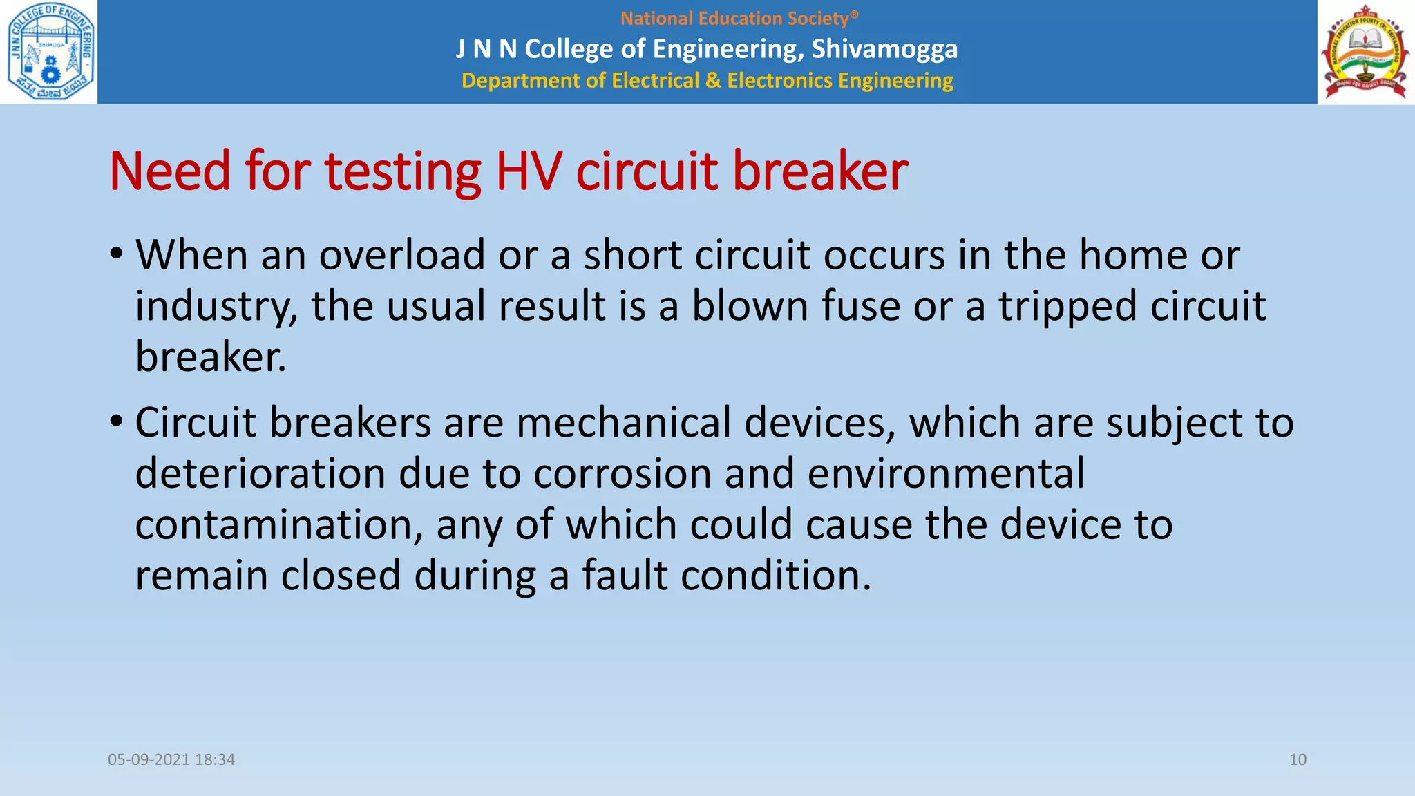 Digital testing of high voltage circuit breaker seminar ppt | PDF ...