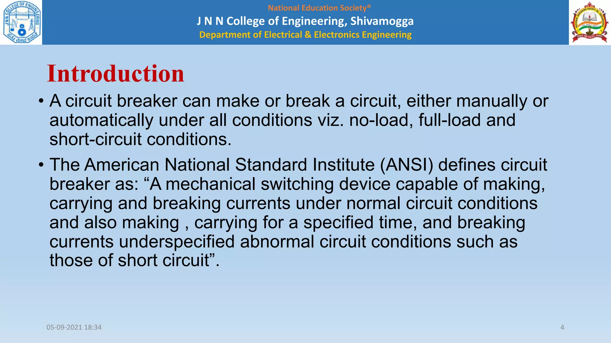 Digital testing of high voltage circuit breaker seminar ppt | PDF ...