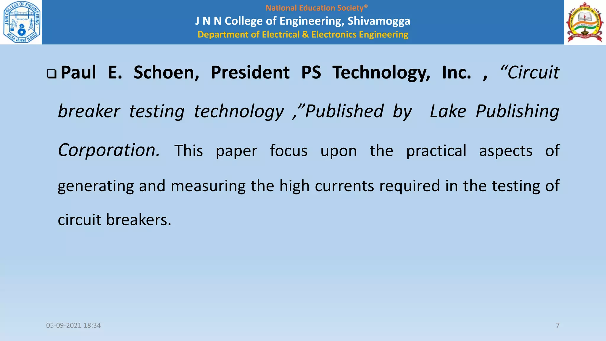 Digital testing of high voltage circuit breaker seminar ppt | PDF ...