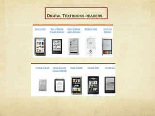 DIGITAL TEXTBOOKS READERS
 