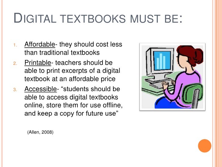 Digital Textbooks & Their Impact On Schools
