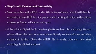 Digital texts & e content | PPTX