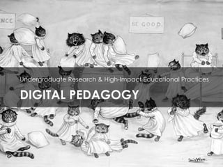 DIGITAL PEDAGOGY
Undergraduate Research & High-Impact Educational Practices
Cats in the Dormitory by Louis Wain, Public Do...