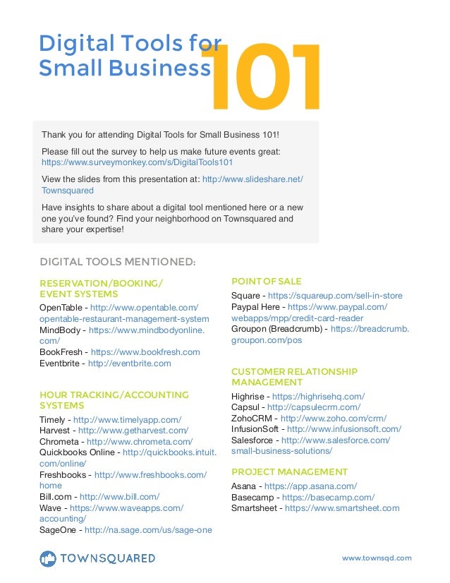 business handout