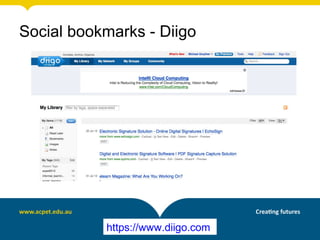 Social bookmarks - Diigo
https://www.diigo.com
 