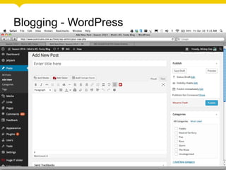 Blogging - WordPress
 