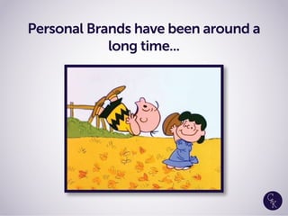 Personal Brands have been around a
long time...
 