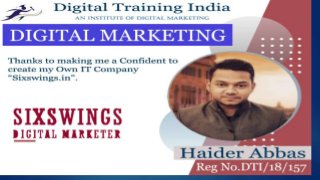 Digital Training India placed Student's 