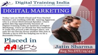 Digital Training India placed Student's 