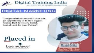Digital Training India placed Student's 