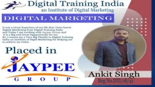 Digital Training India placed Student's 