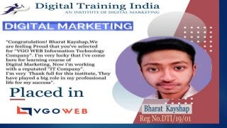 Digital Training India placed Student's 
