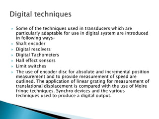 Digital transducer | PPTX