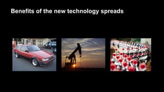 Benefits of the new technology spreads
 