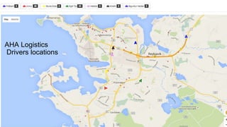 79
AHA Logistics
Drivers locations
 