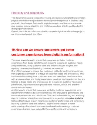 The Future of Business: Trends in Digital Transformation | PDF