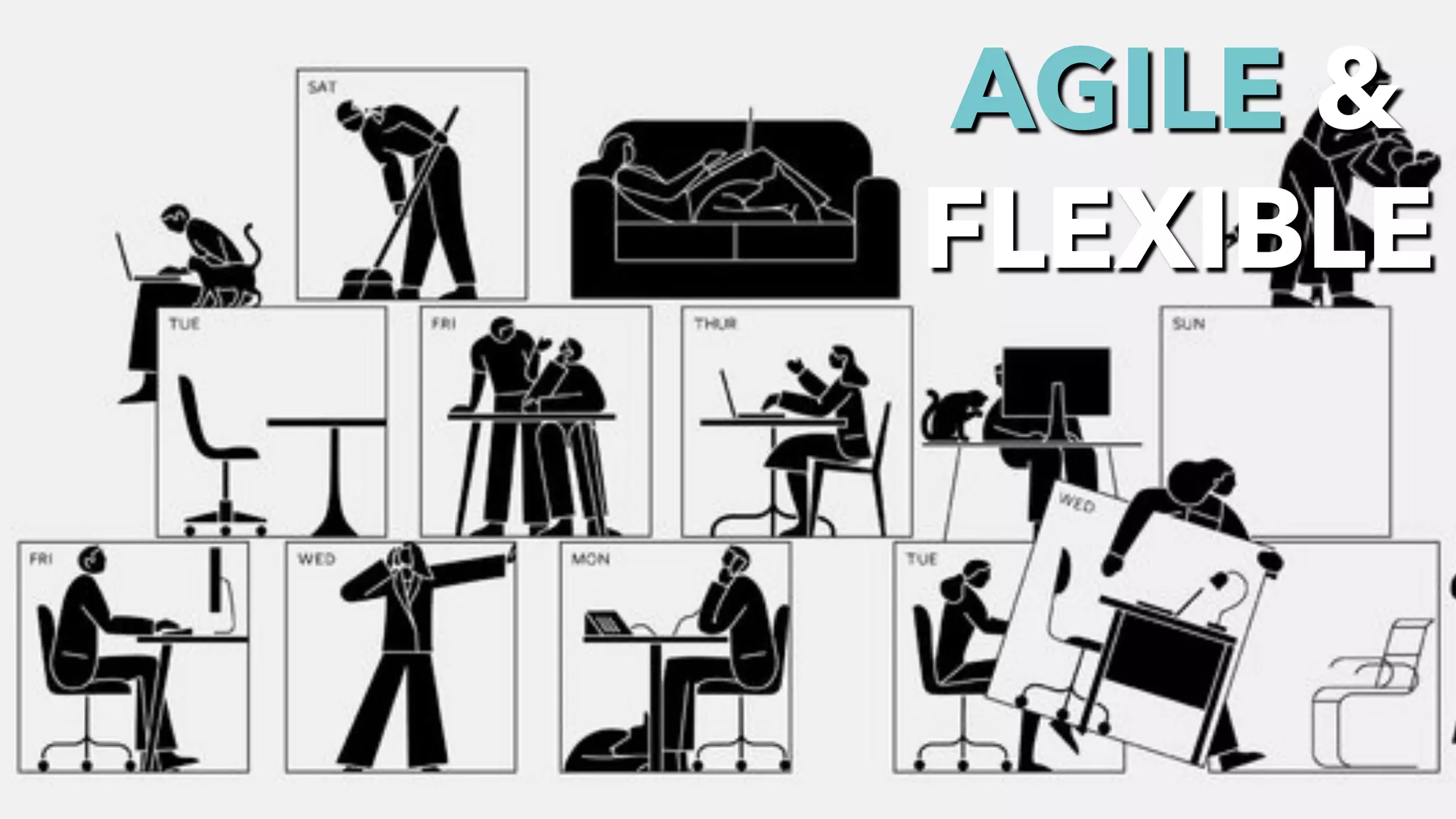 @jcaudron
AGILE &
FLEXIBLE
 