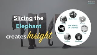 Slicing the
Elephant
creates Insight
 