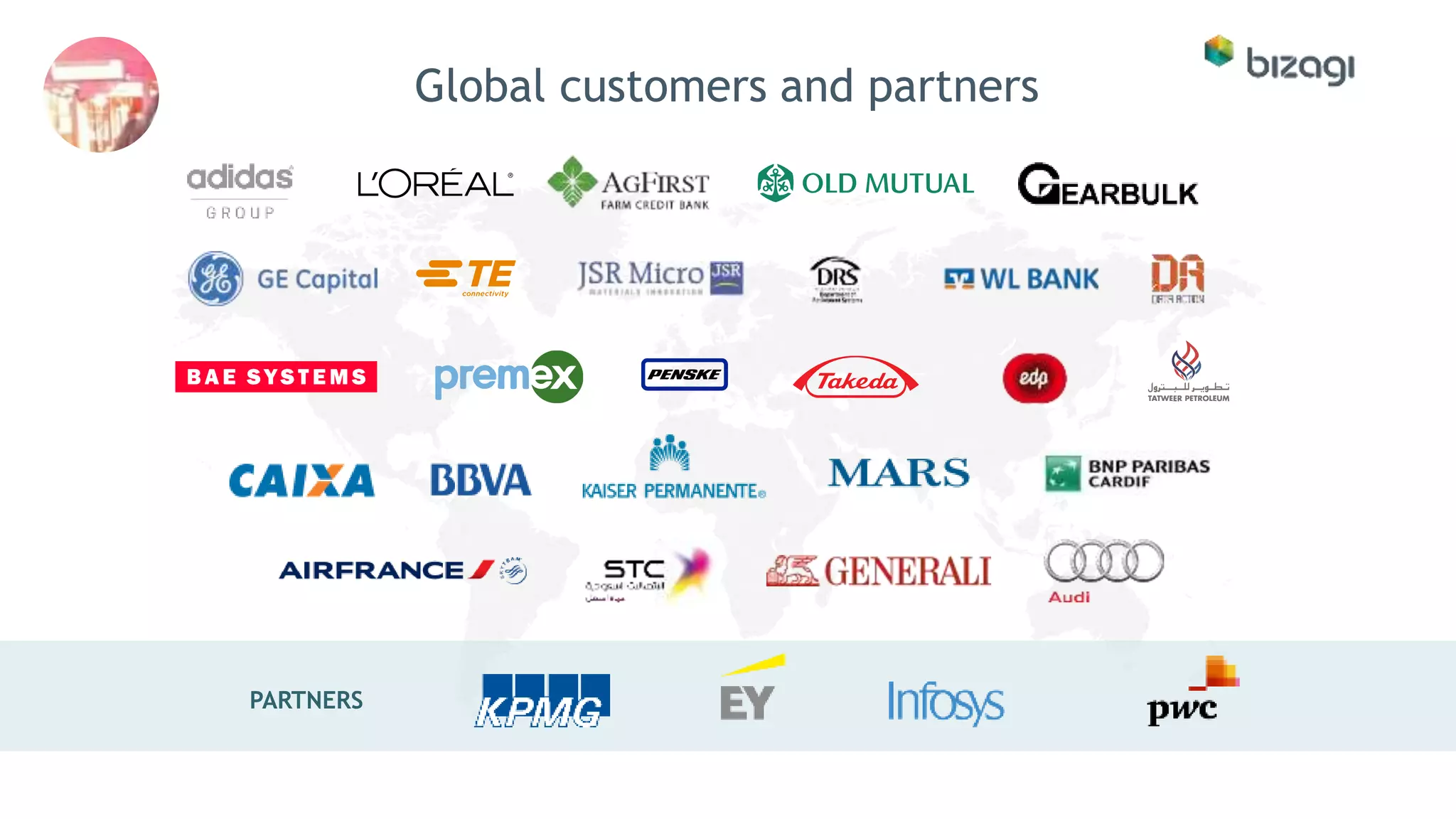 Global customers and partners
PARTNERS
 
