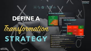 DEFINE A
Transformation
STRATEGY
@jcaudron
 