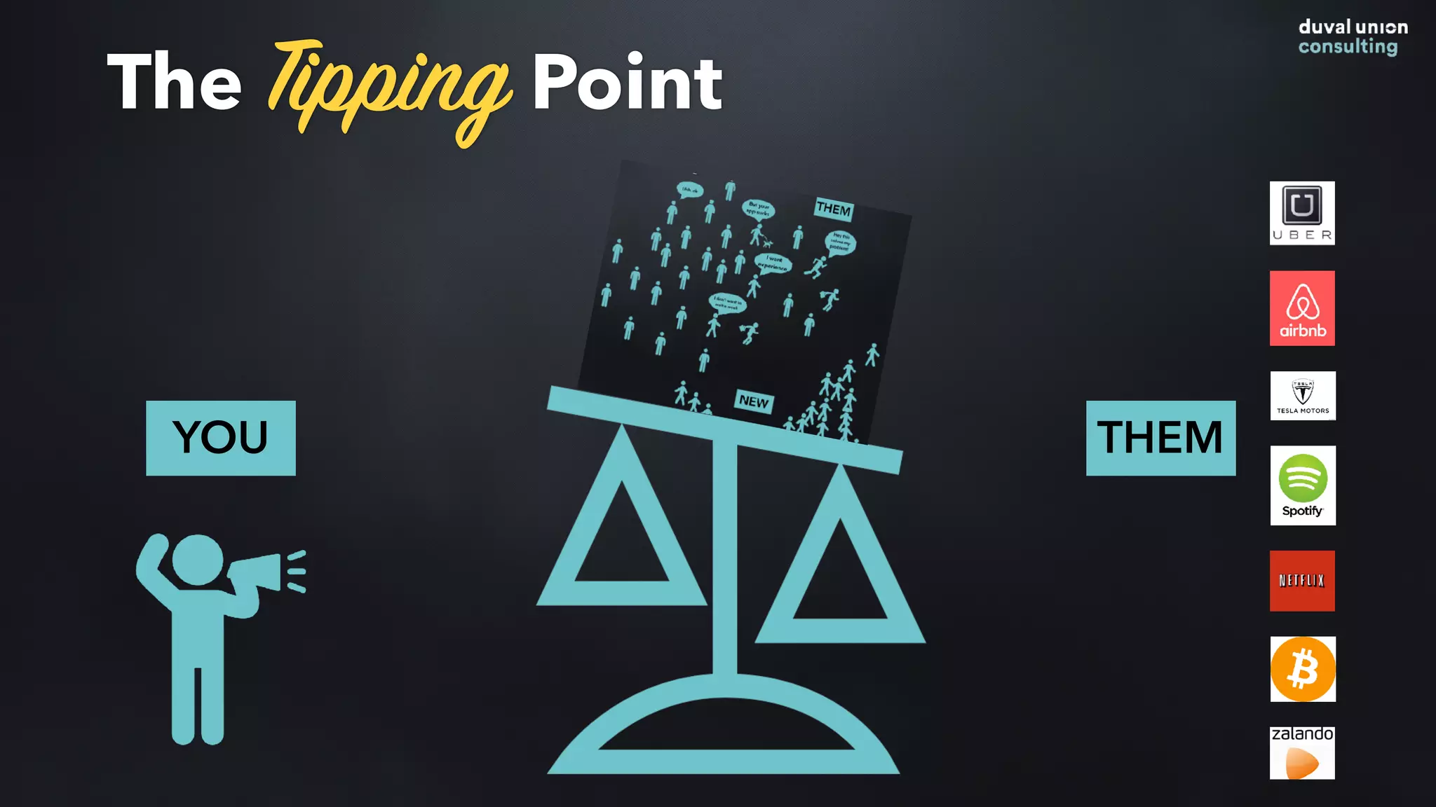 The Tipping Point
YOU THEM
 