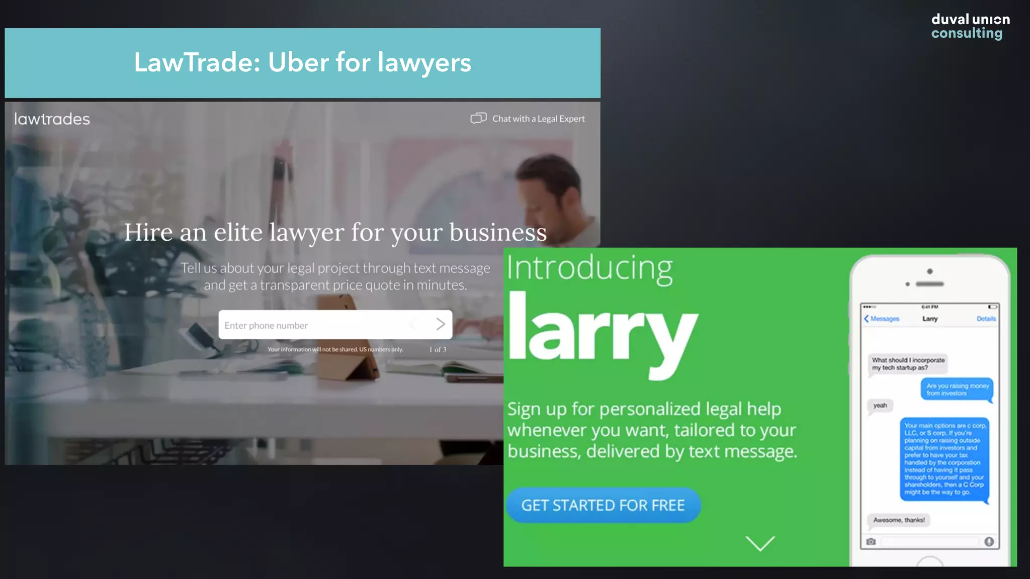 LawTrade: Uber for lawyers
 