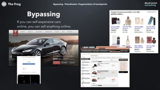The Frog Bypassing Virtualization Fragmentation of touchpoints
Bypassing
If you can sell expensive cars
online, you can se...