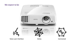 Previous…
Voice user interface Sticky Connected
We expect to be
 