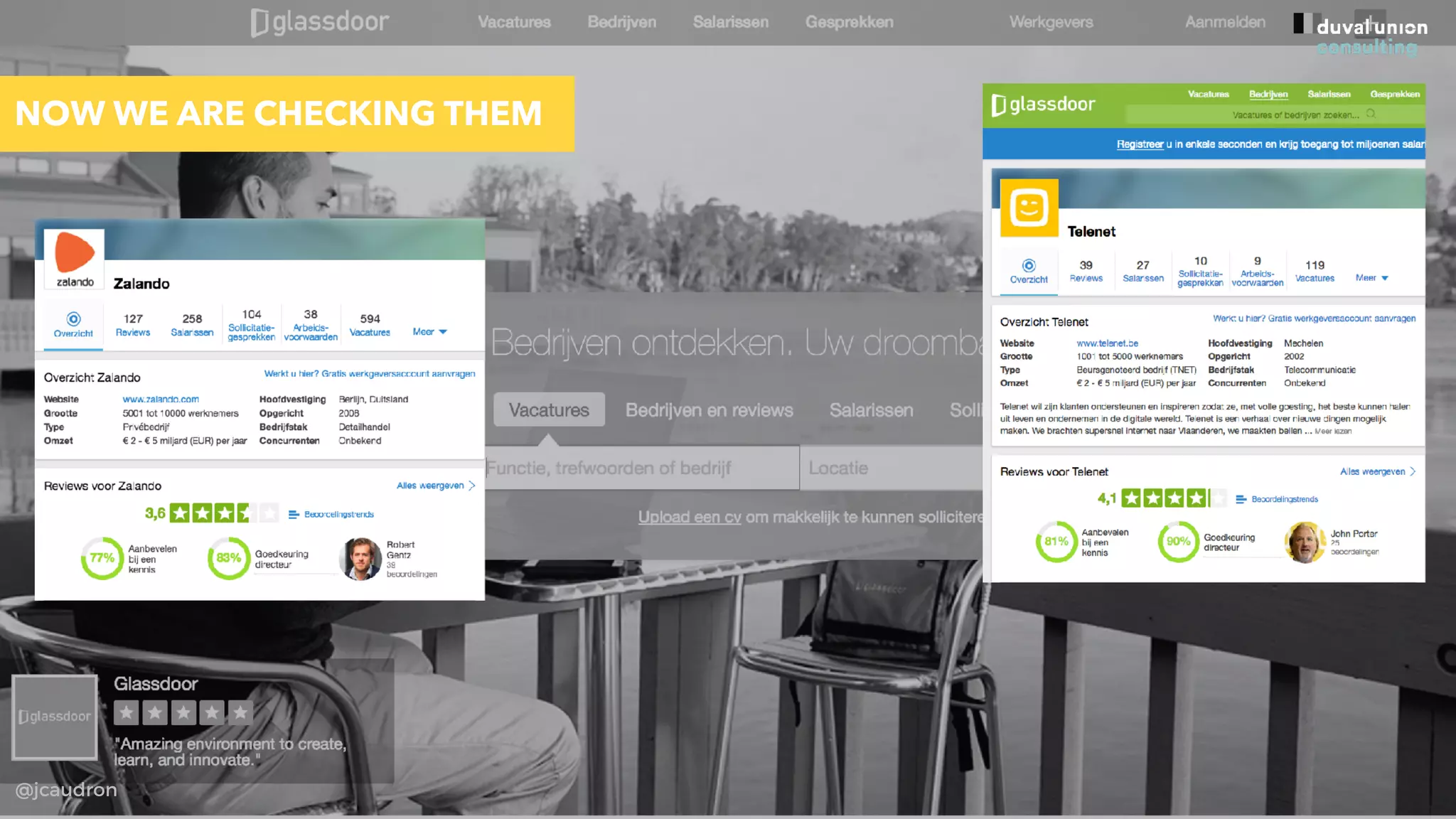 @jcaudron
NOW WE ARE CHECKING THEM
 