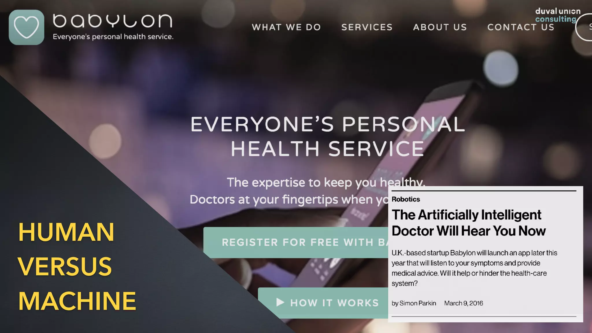 @jcaudron@jcaudron
HUMAN
VERSUS
MACHINE
 