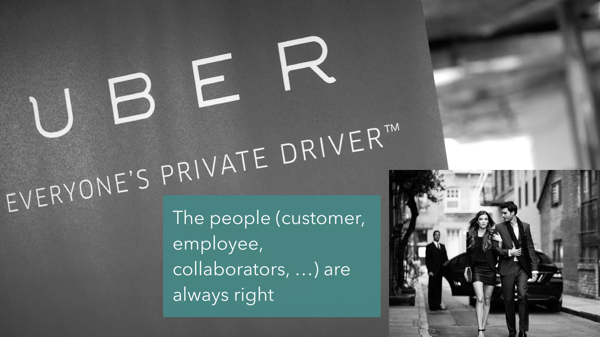 @jcaudron
The people (customer,
employee,
collaborators, …) are
always right
 