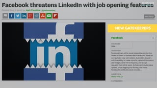 @jcaudron
NEW GATEKEEPERS
 