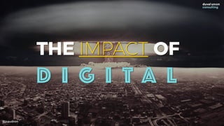 1995+
Music
Photography
Video Rental
…
2005+
Print Media
TV
Travel
HR
…
2015+
Retail
Banking/Insurance
Healthcare
Automotive
Education
Telco
Food/FMCG/CPG
…
2025
All Safe
havens will be
subject to
digital
disruption
…
WAVES OF Disruption
 
