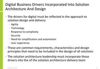 Digital Transformation And Solution Architecture | PDF