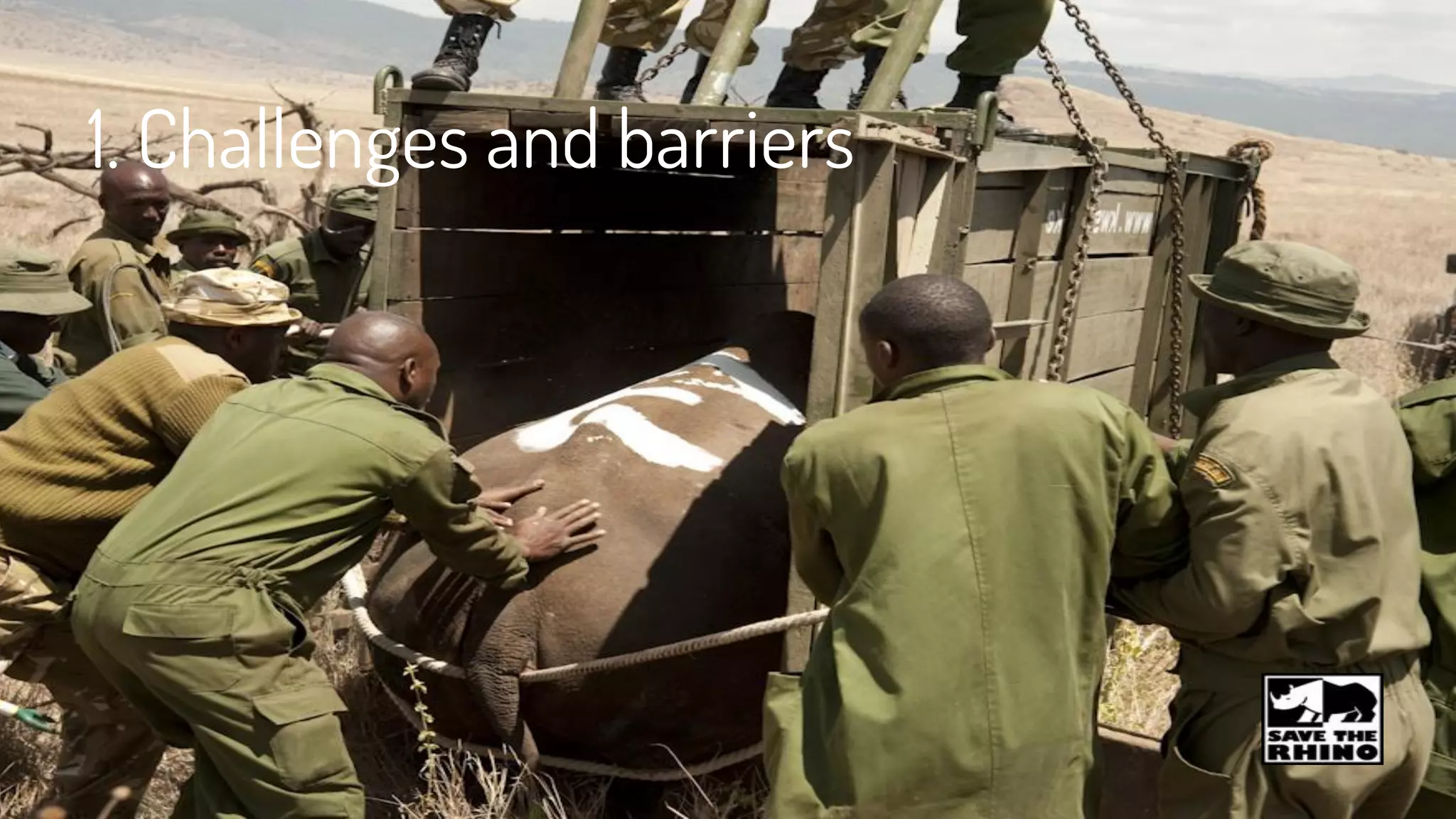 1. Challenges and barriers
 