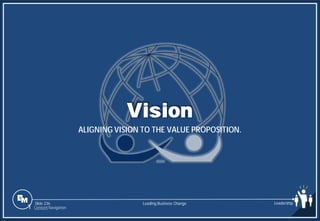 Slide 236
Vision
ALIGNING VISION TO THE VALUE PROPOSITION.
Leading Business Change Leadership
1 Content Navigation
 