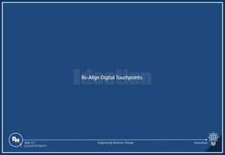 Slide 311
Re-Align Digital Touchpoints.
Engineering Business Change Innovation
1 Content Navigation
 