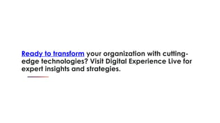 Digital Transformation in 2024 Embracing Emerging Technologies for ...