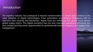 Digital Transformation in the Logistics Industry | PDF