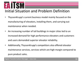 Digital transformation manager new role