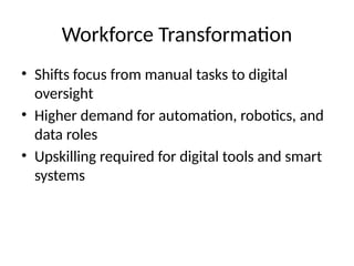 How Digital Transformation Is Reshaping the Manufacturing Sector | PPTX