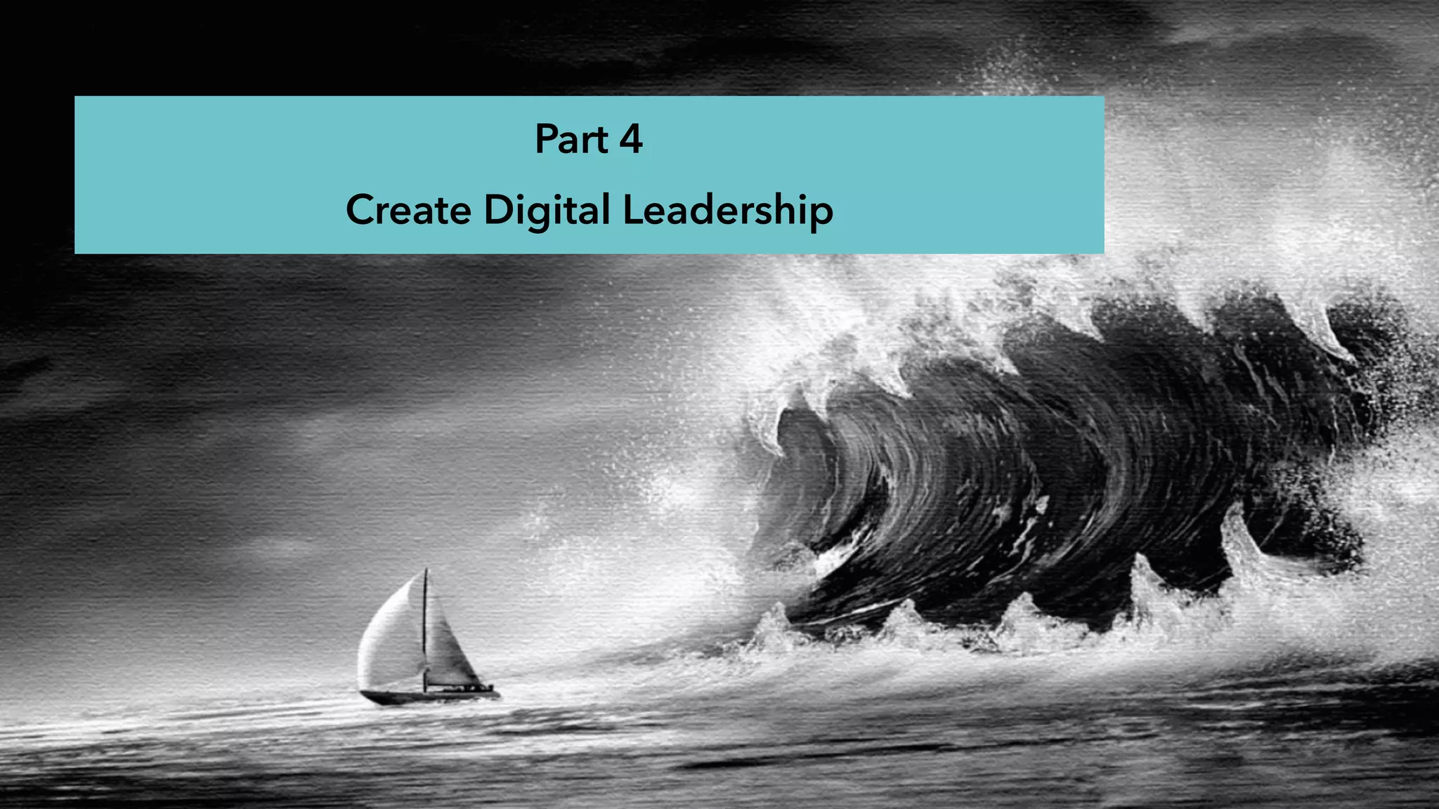 Part 4
Create Digital Leadership
 